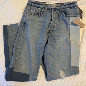 Reformation Skinny Patch Torres Jeans